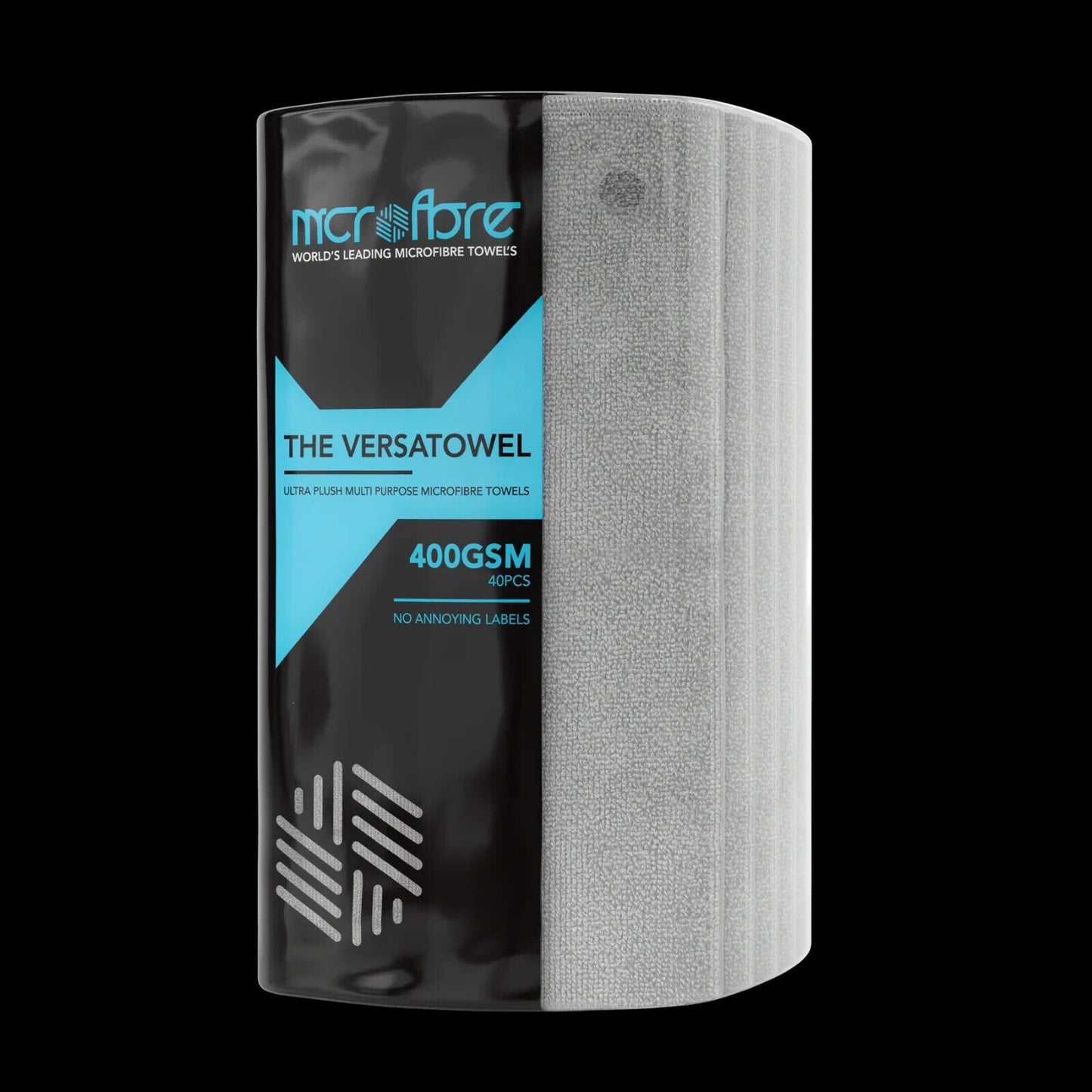 Ultra Plush Microfibre Cloth Grey 1 pack MCROFBRE