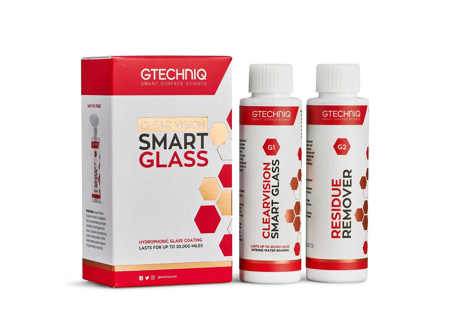 Gtechniq - Clear Vision Smart Glass G1 G2 and AP1 pad