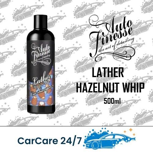 AUTO FINESSE LATHER HAZELNUT WHIP 500ML PH NEUTRAL SHAMPOO CAR VAN DETAILING