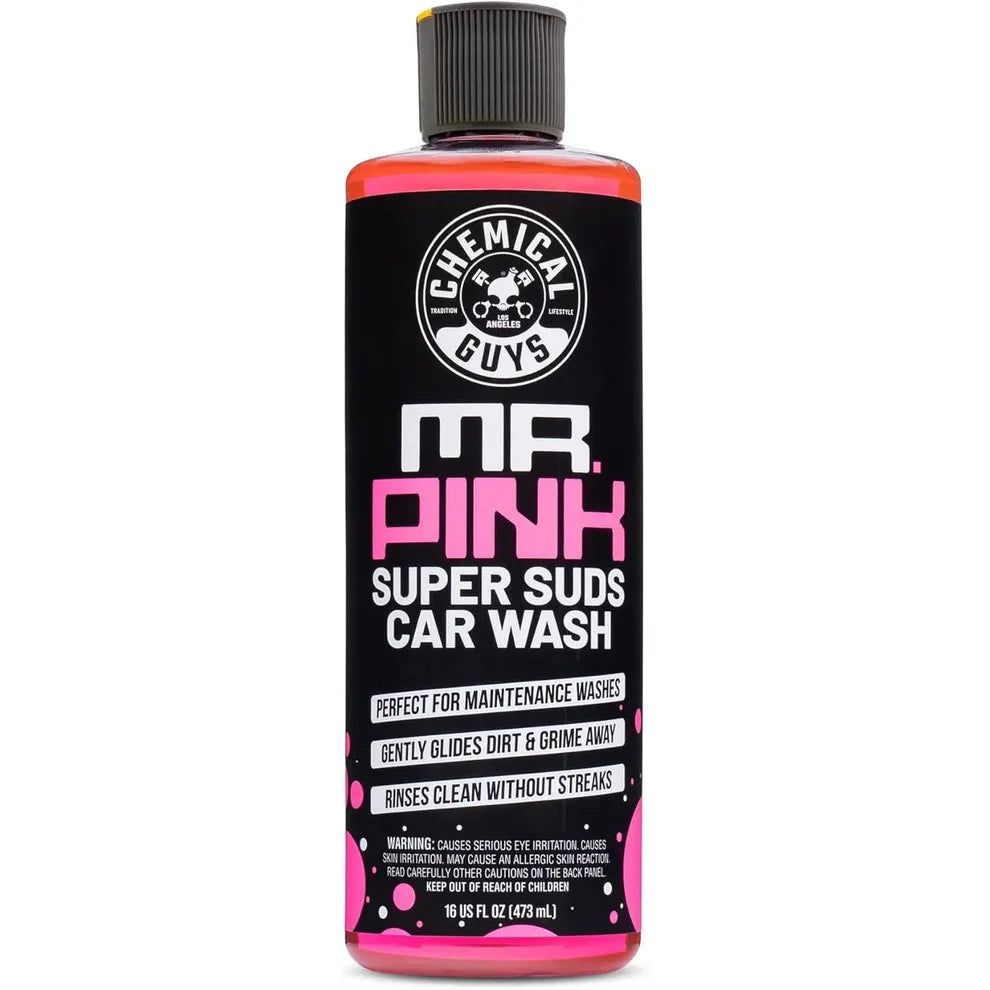 CHEMICAL GUYS MR.PINK SUPER SUDS SHAMPOO SUPERIOR SURFACE CLEANSER (16 OZ)