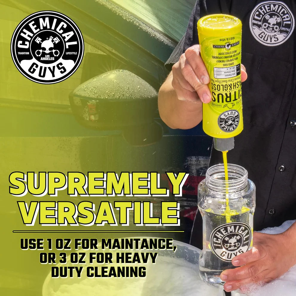 Chemical Guys Citrus Wash & Gloss Hyper-Concentrated 16Oz
