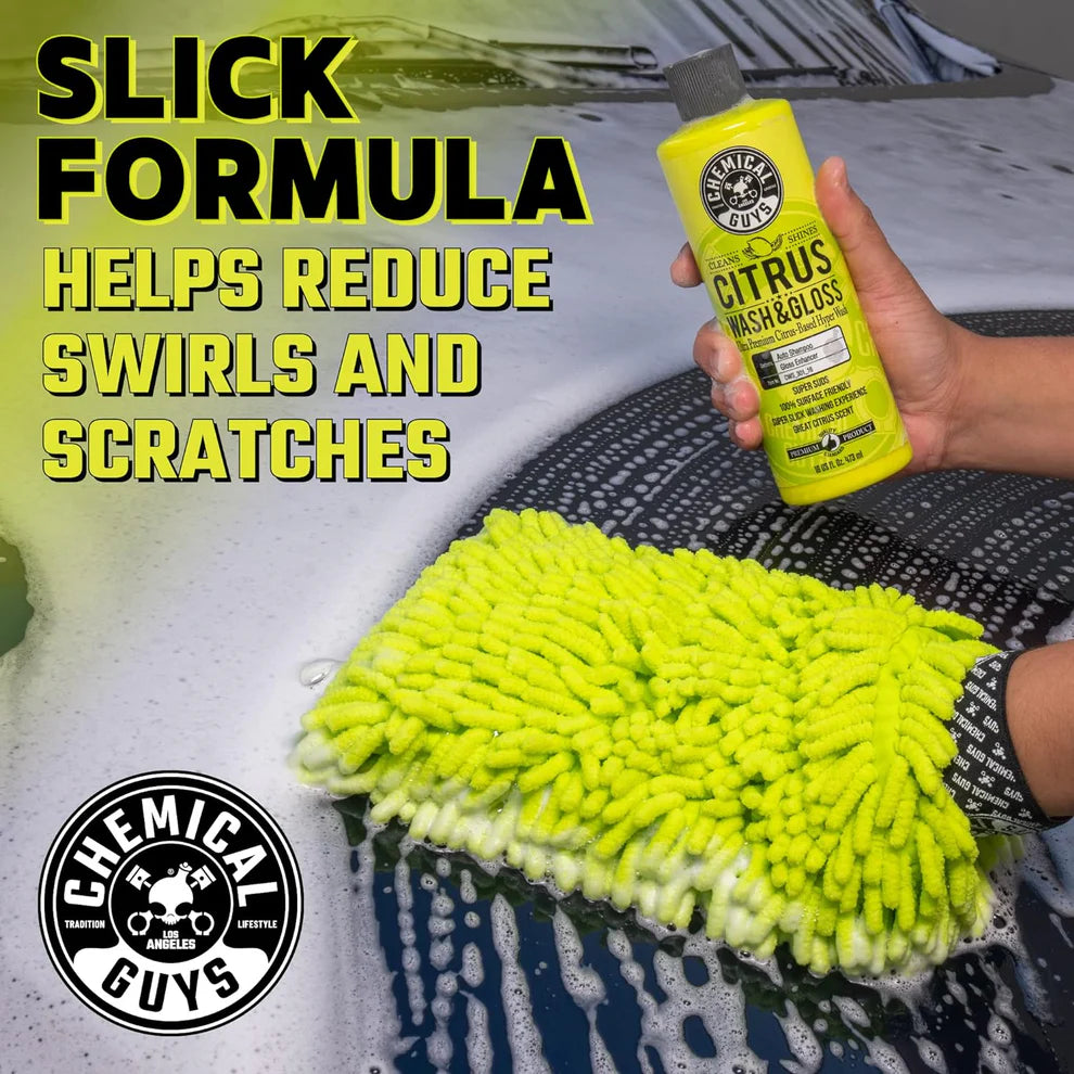CHEMICAL GUYS CITRUS WASH & GLOSS HYPER-CONCENTRATED 16OZ