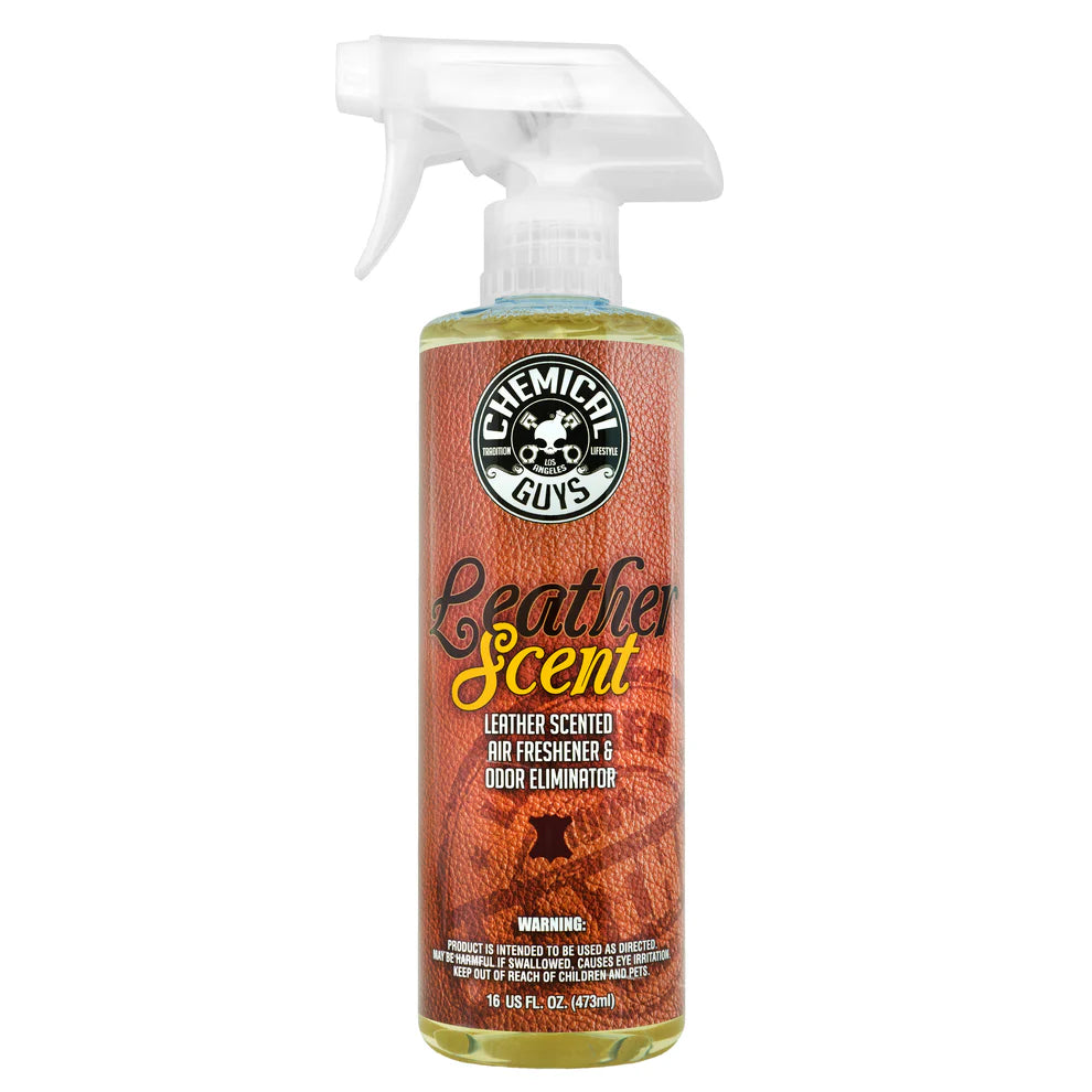 Chemical Guys Leather Scent Premium Air Fragrance & Freshener (16Oz)
