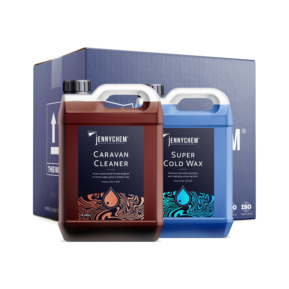 Caravan Care Duo – 5L Cold Wax & 5L Caravan Cleaner