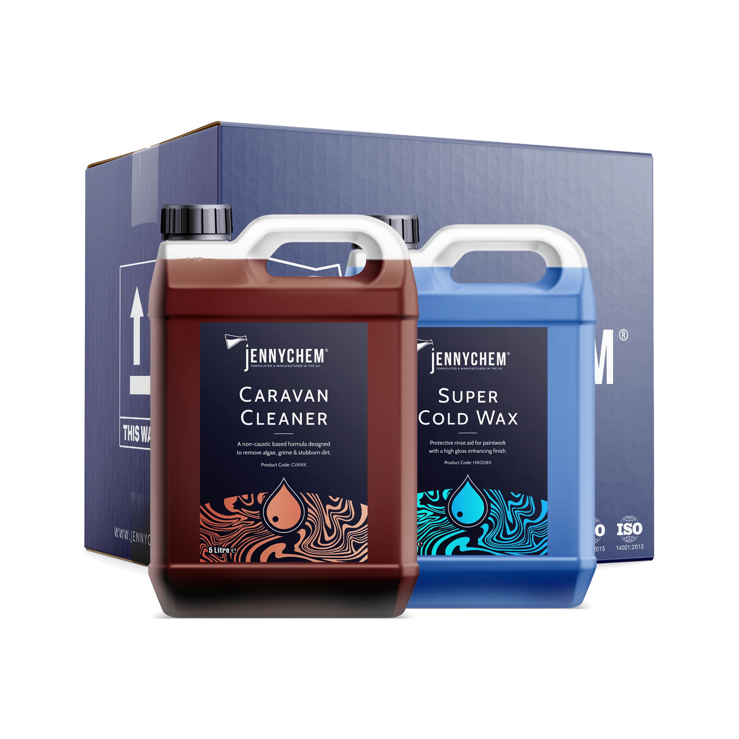 Caravan Care Duo – 5L Cold Wax & 5L Caravan Cleaner