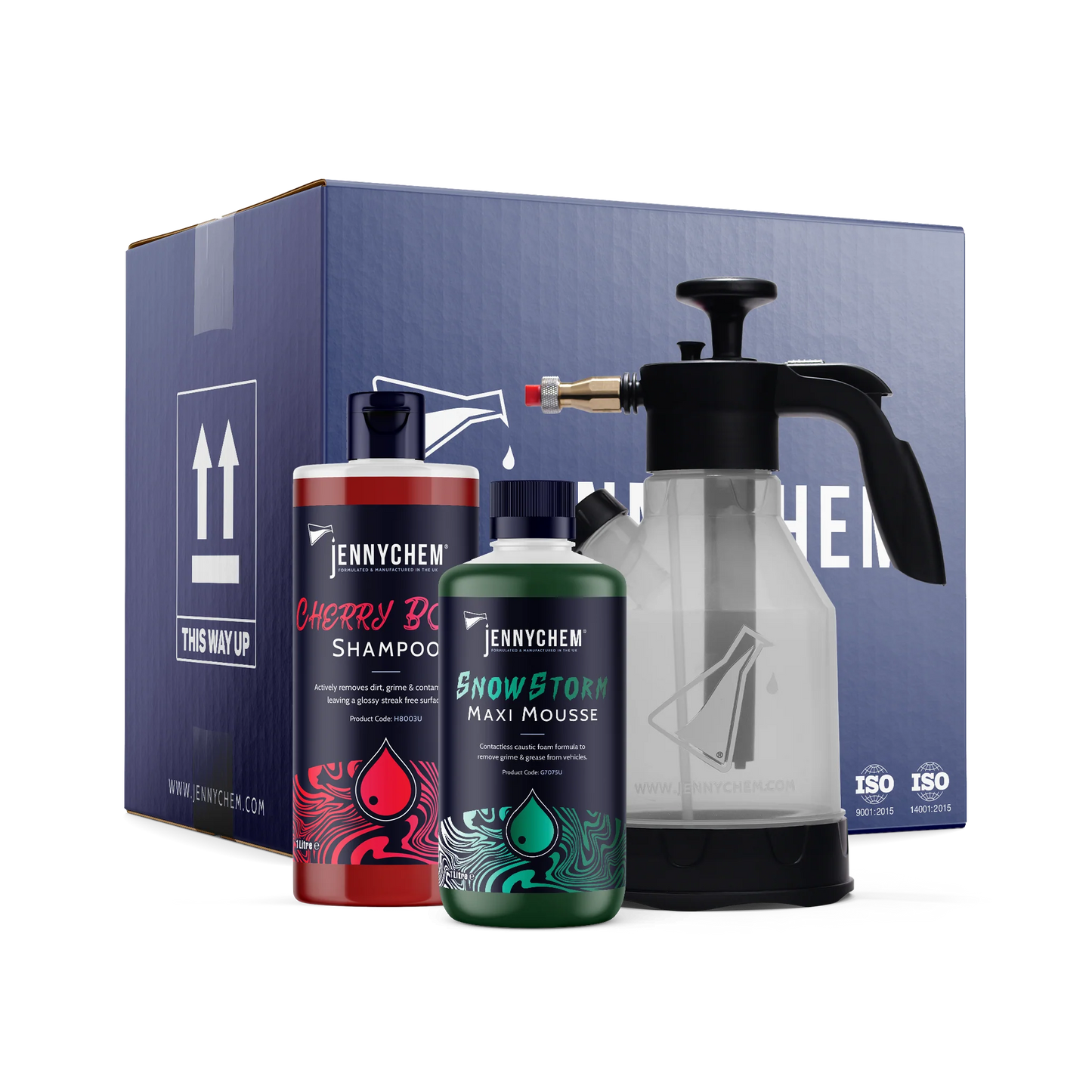 JennyChem Foaming Pump Sprayer Bundle