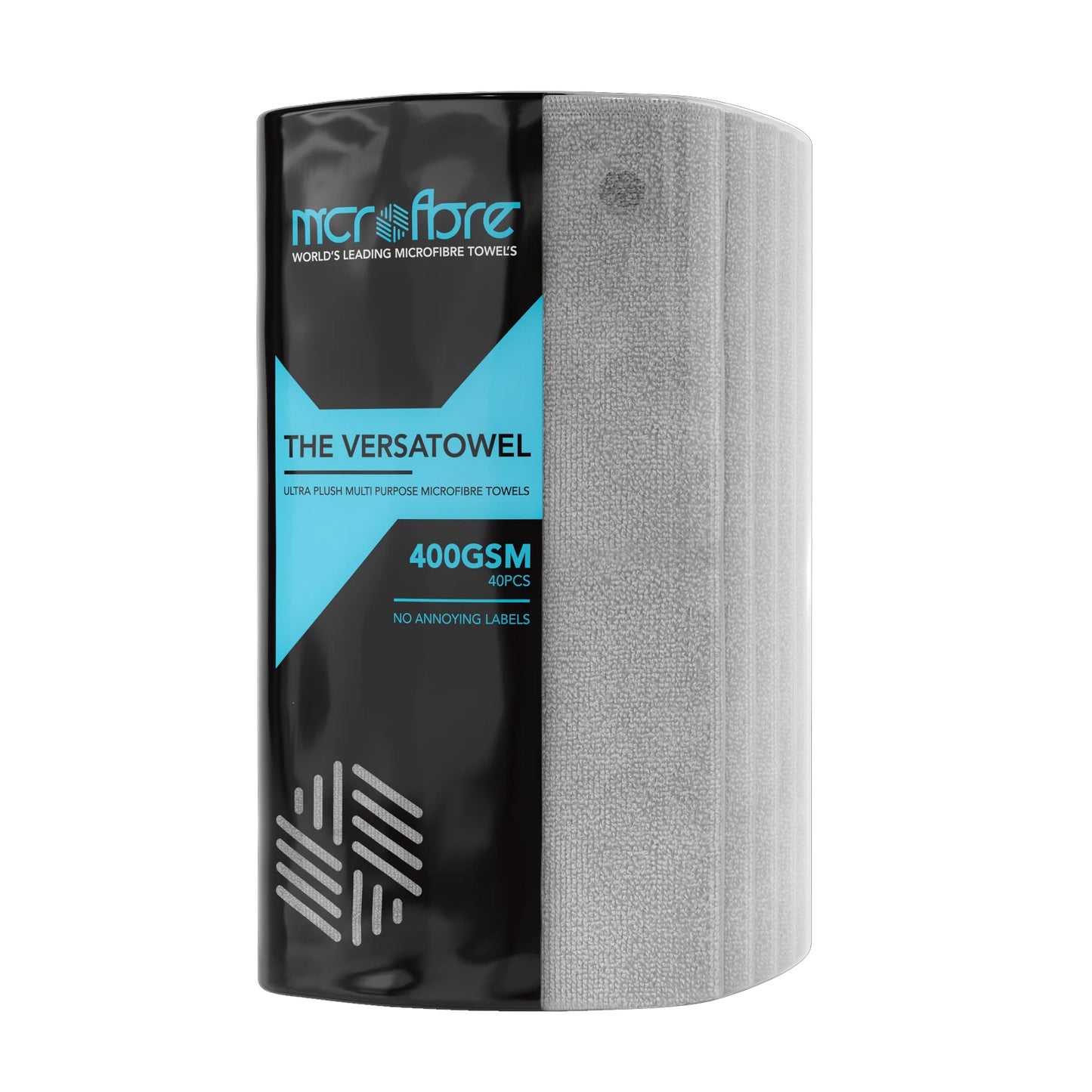 MCROFBRE VERSATOWEL (PACK OF 40) - GREY