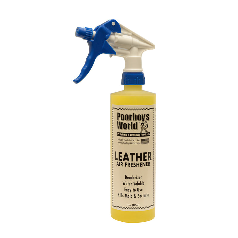 Poorboys World Air Freshener Leather - 16oz 473ml