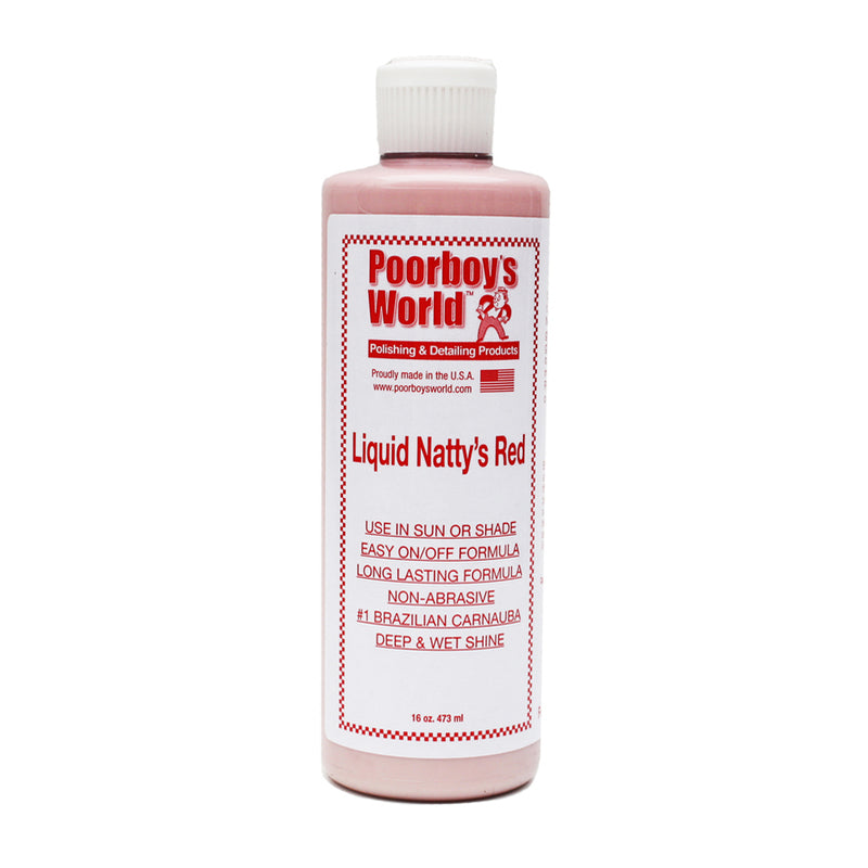 Poorboys World Liquid Natty’s Wax Red 473ml