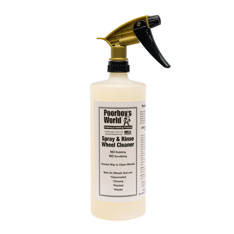 Poorboys World Spray and Rinse Wheel Cleaner 32oz 946ml
