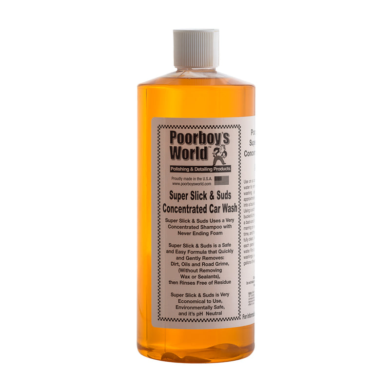 Poorboys World Super Slick & Suds Car Wash 32oz 946ml