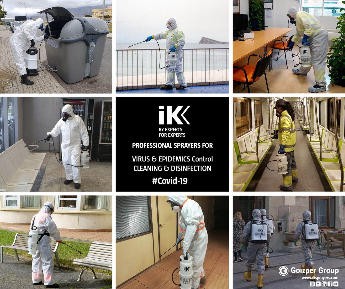 12 Litre IK-12BS Mutli Industrial Knapsack Backpack Pressure