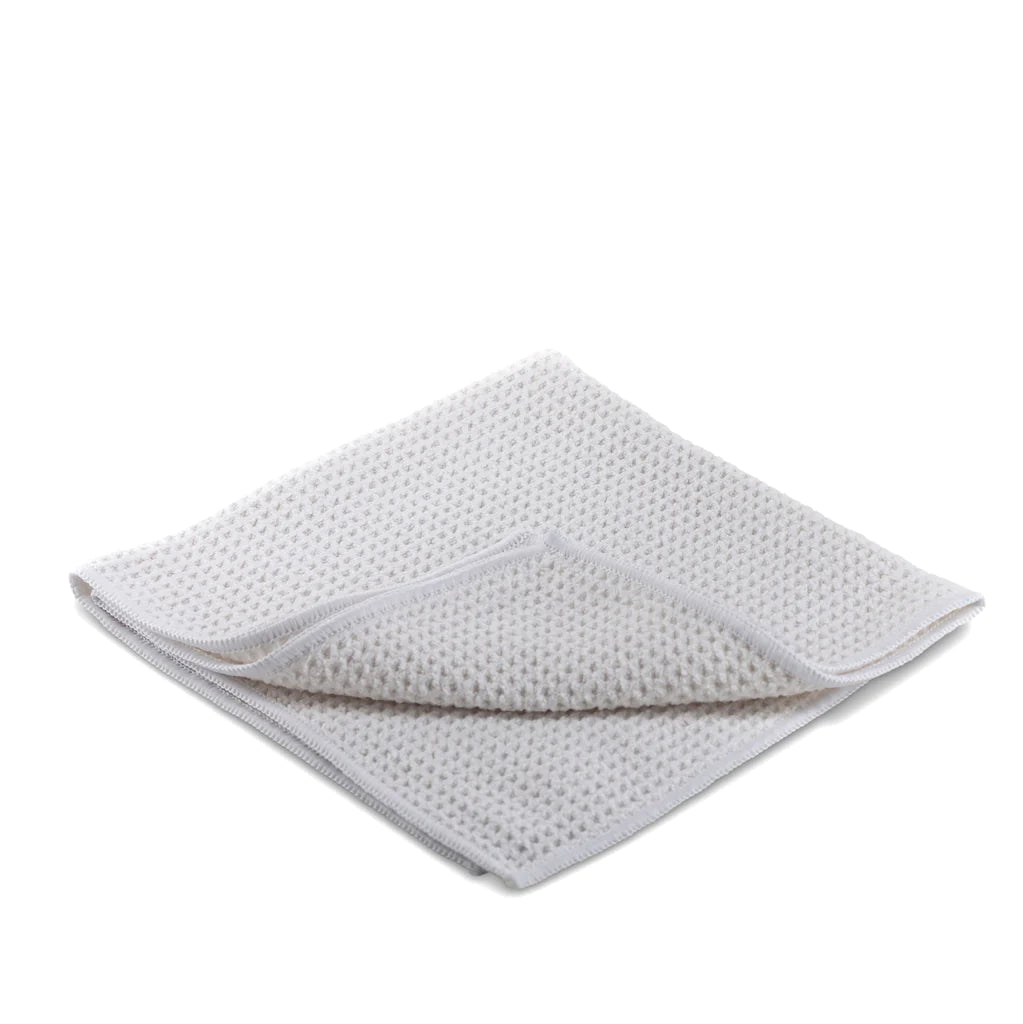 Stjarnagloss Rutig White Waffle-Weave Glass Cloth