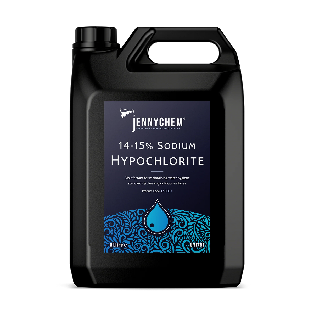 JennyChem Sodium Hypochlorite Pool & Patio Cleaner (14-15%) 5ltr