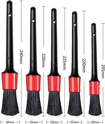 Martin Cox Black / Red Sash Detailing Brushes size 14
