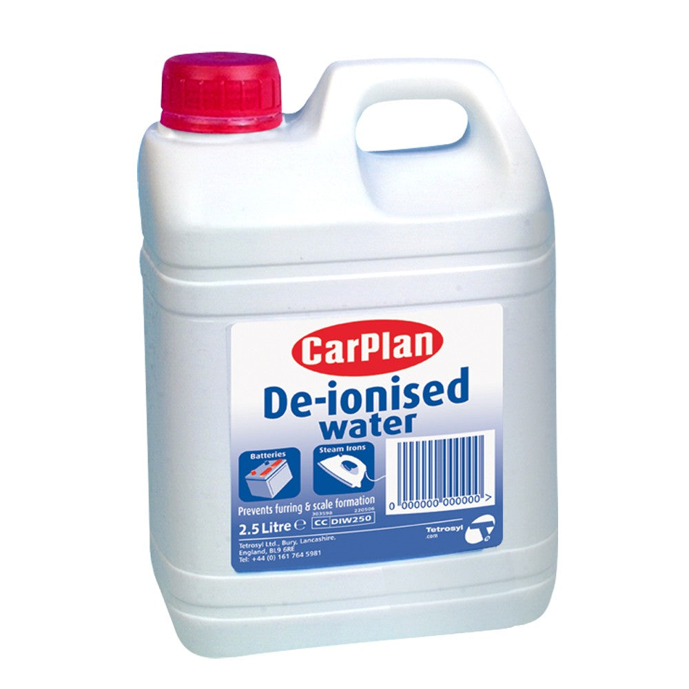 CarPlan DIW250 De-Ionised Water 2.5L