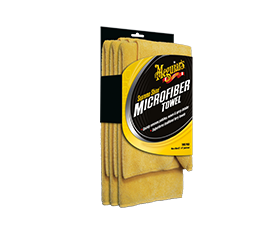 MEGUIAR'S® SUPREME SHINE MICROFIBRE TOWELS YELLOW 3 pack