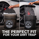 Chemical Guys Heavy Duty Ultra Clear Smoked Obsidian Black Bucket