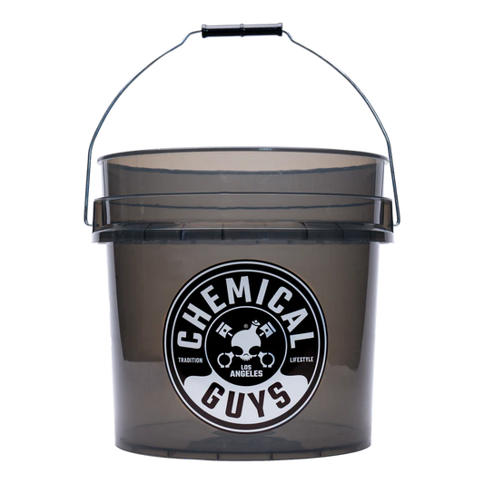 CHEMICAL GUYS HEAVY DUTY ULTRA CLEAR SMOKED OBSIDIAN BLACK BUCKET