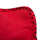 Chemical Guys Waffle Weave Glass And Window Microfiber Towel Red 24" X 16"