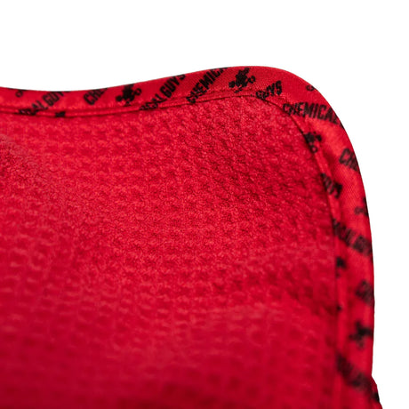 Chemical Guys Waffle Weave Glass And Window Microfiber Towel Red 24" X 16"