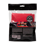Chemical Guys Waffle Weave Glass And Window Microfiber Towel Red 24" X 16"