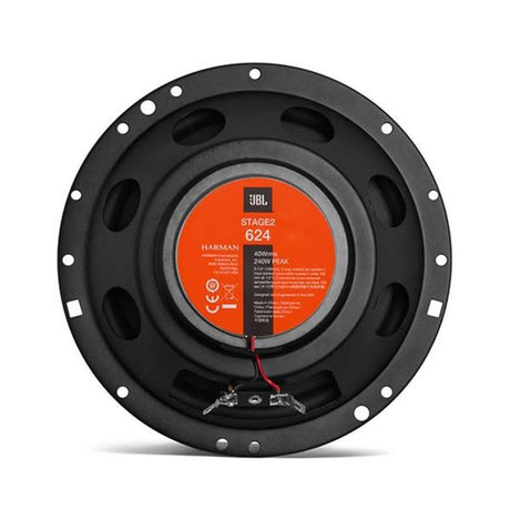 JBL STAGE2 624 - 6.5" 2-Way Coaxial Speakers 480W Total Power