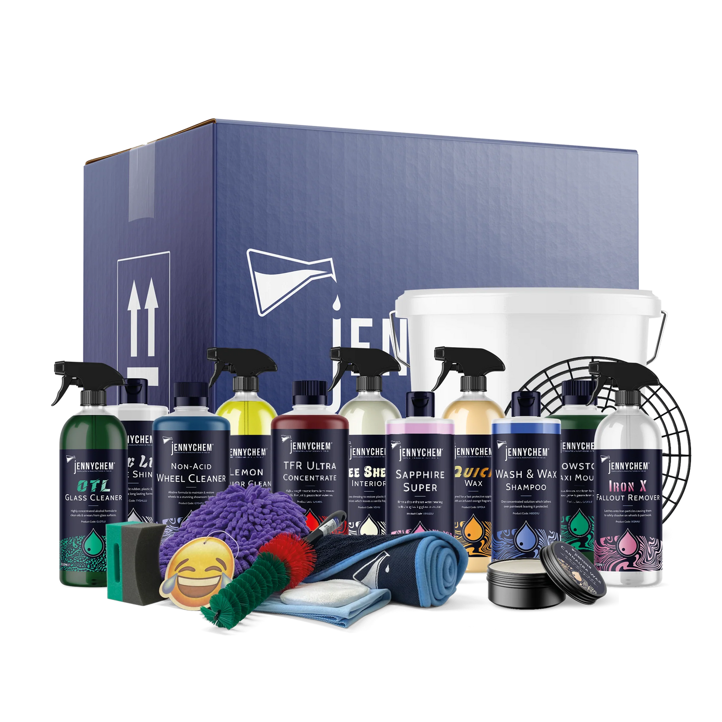 JennyChem 21 Piece Professional Car Care Kit