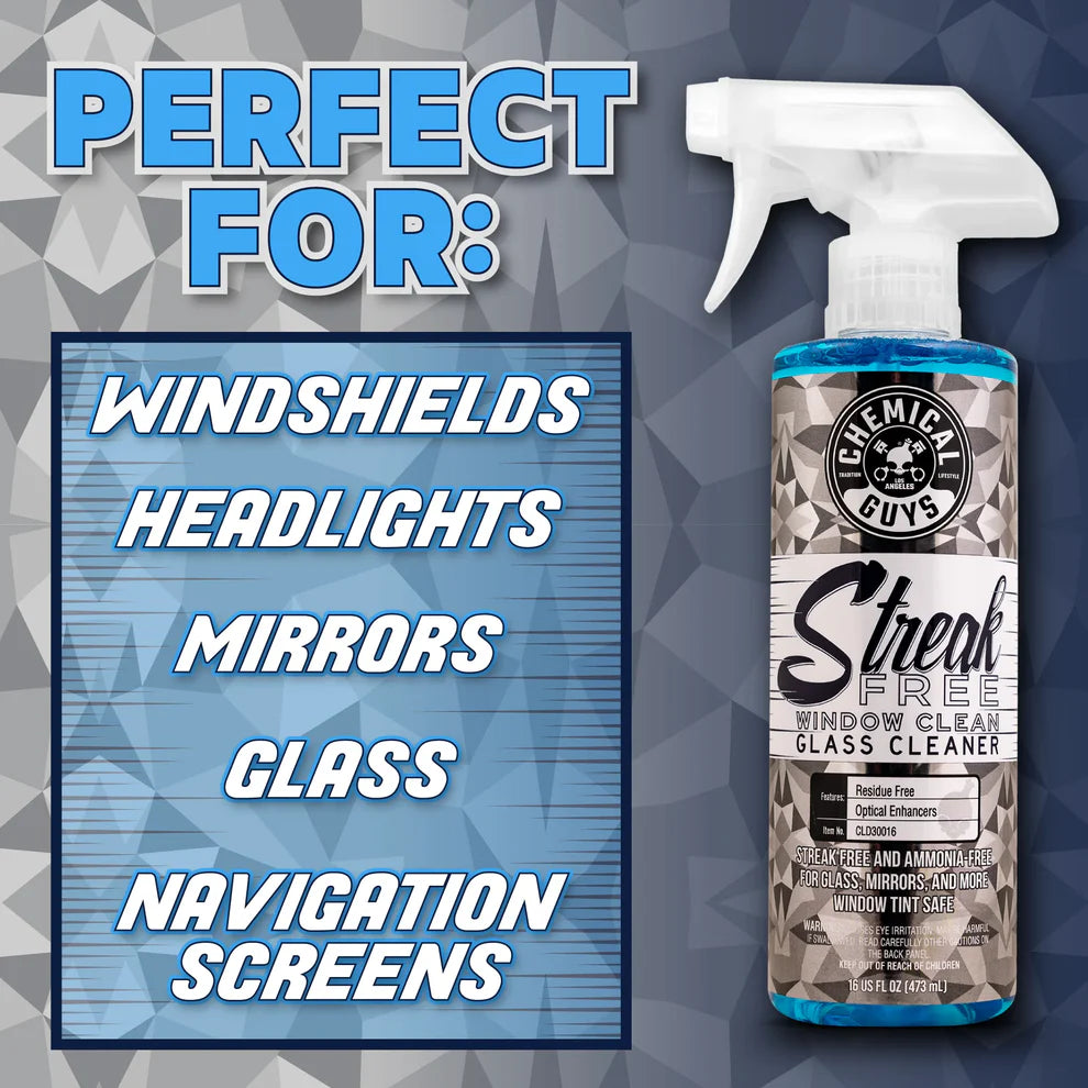 CHEMICAL GUYS STREAK FREE WINDOW CLEAN GLASS CLEANER