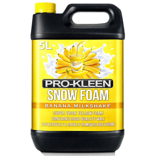 5L Pro-Kleen Banana Milkshake Coloured Snow Foam