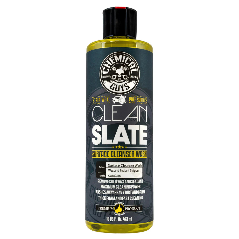 CHEMICAL GUYS CLEAN SLATE WAX STRIPPING CAR WASH 16OZ