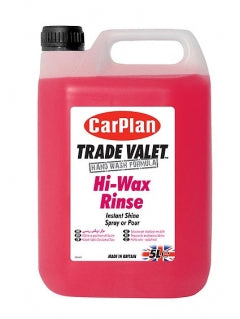 CarPlan CWR005 Trade Valet Hi-Wax Rinse Top Gloss Treatment 5L
