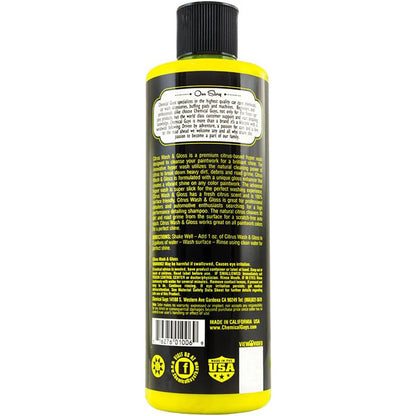 CHEMICAL GUYS CITRUS WASH & GLOSS HYPER-CONCENTRATED 16OZ