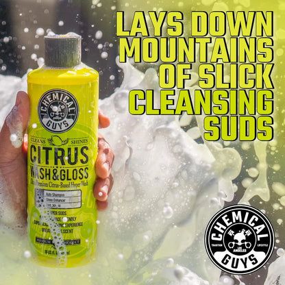 CHEMICAL GUYS CITRUS WASH & GLOSS HYPER-CONCENTRATED 16OZ