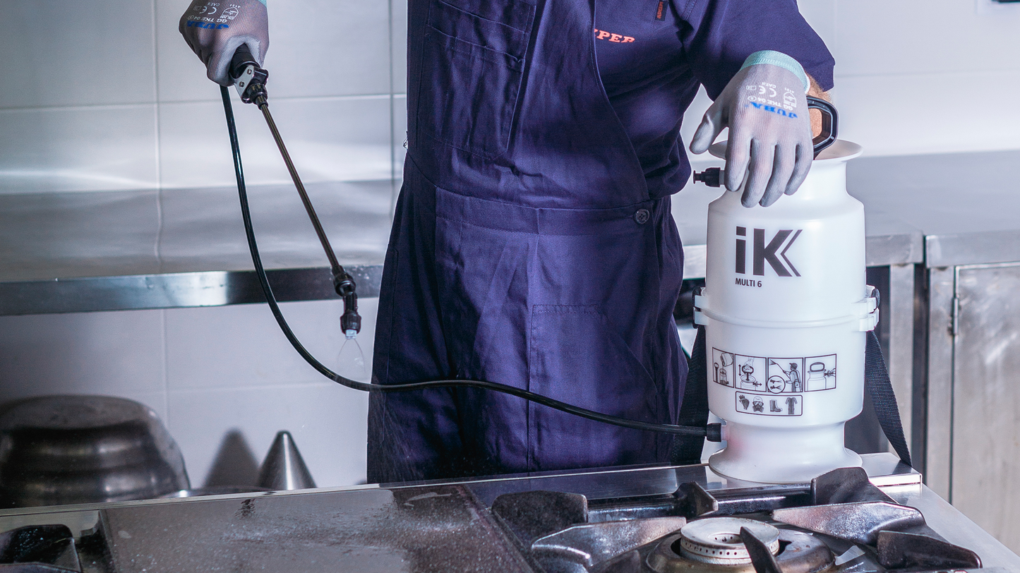6 Litre IK Multi Industrial High Resistant Chemicals Pressure Sprayer