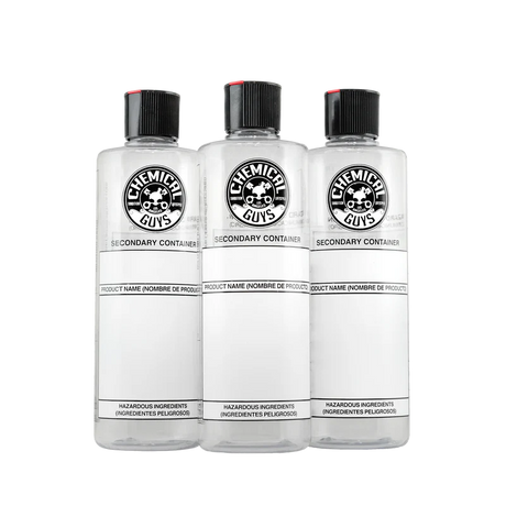 Chemical Guys Secondary Container Dilution Bottle Withprofessional Standard Sprayer, 16Oz (3 Pack)