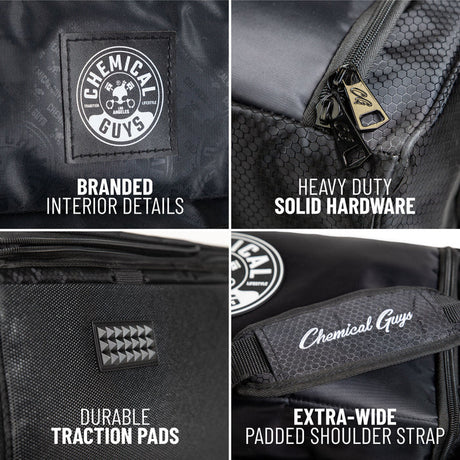 Chemical Guys Arsenal Range Trunk Organizer & Detailing Bag With Polisher Pocket