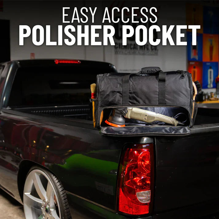 Chemical Guys Arsenal Range Trunk Organizer & Detailing Bag With Polisher Pocket