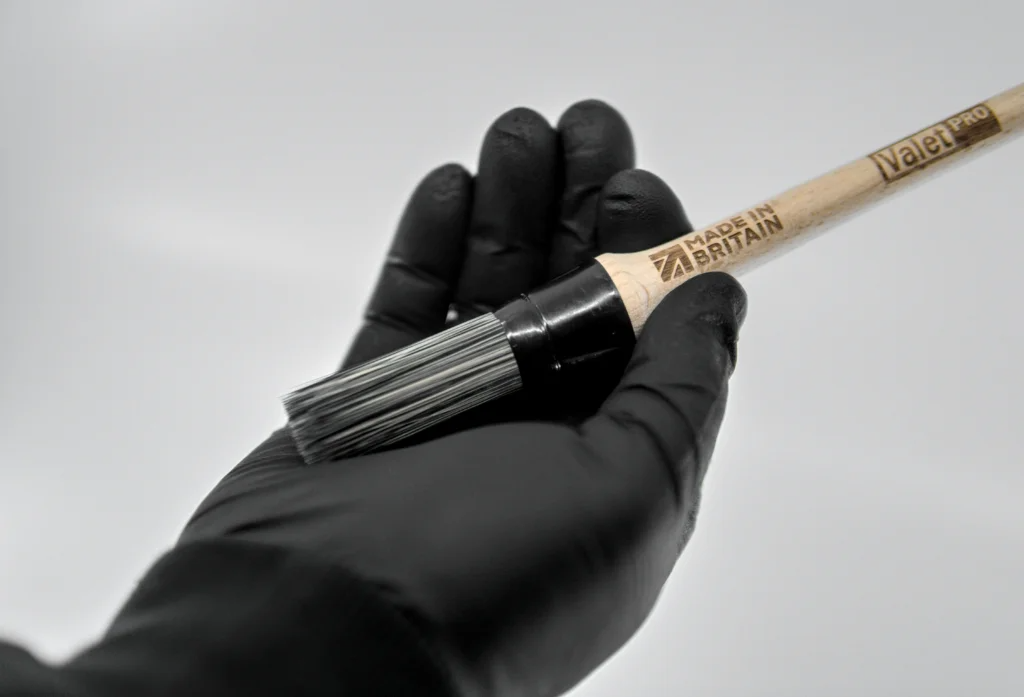 ValetPRO Small Wooden Handle Dash Brush (Chemical Resistant)
