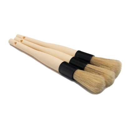 Multi Purpose Detailing Brushes Trio Set Interior