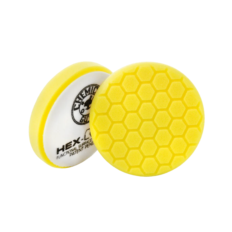 Chemical Guys Hex-Logic Pad - Yellow Cutting/Compounding Pad 5"