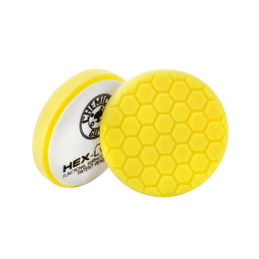 CHEMICAL GUYS HEX-LOGIC PAD - YELLOW CUTTING/COMPOUNDING PAD 5"