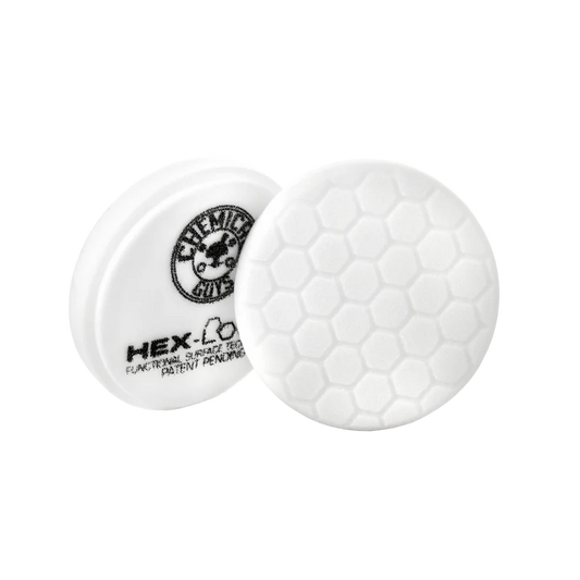 CHEMICAL GUYS HEX-LOGIC PAD - WHITE MEDIUM LIGHT POLISHING PAD 5"