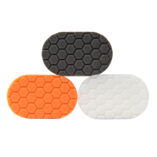 CHEMICAL GUYS HEX-LOGIC HAND POLISHING APPLICATOR PADS 3X6X1IN (3 PACK)