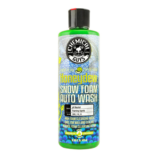 CHEMICAL GUYS HONEYDEW SNOW FOAM - PREMIUM AUTO WASH 16OZ