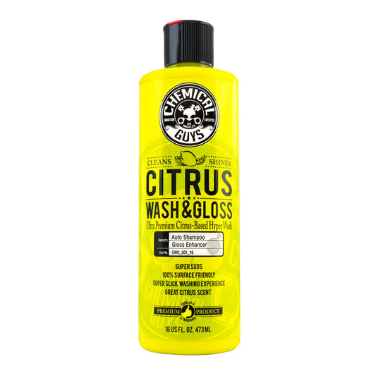 CHEMICAL GUYS CITRUS WASH & GLOSS HYPER-CONCENTRATED 16OZ