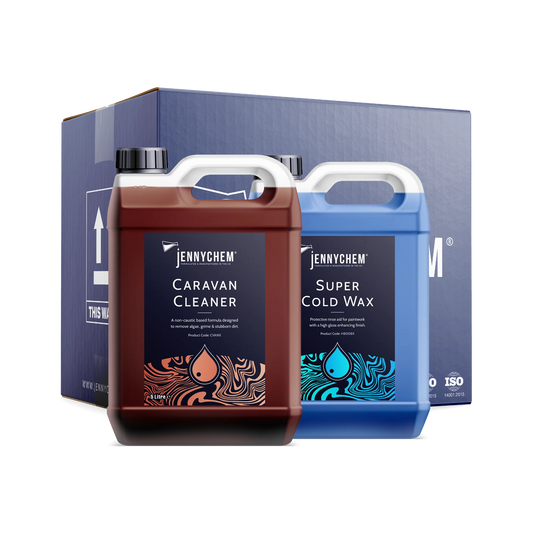 Caravan Care Duo – 5L Cold Wax & 5L Caravan Cleaner
