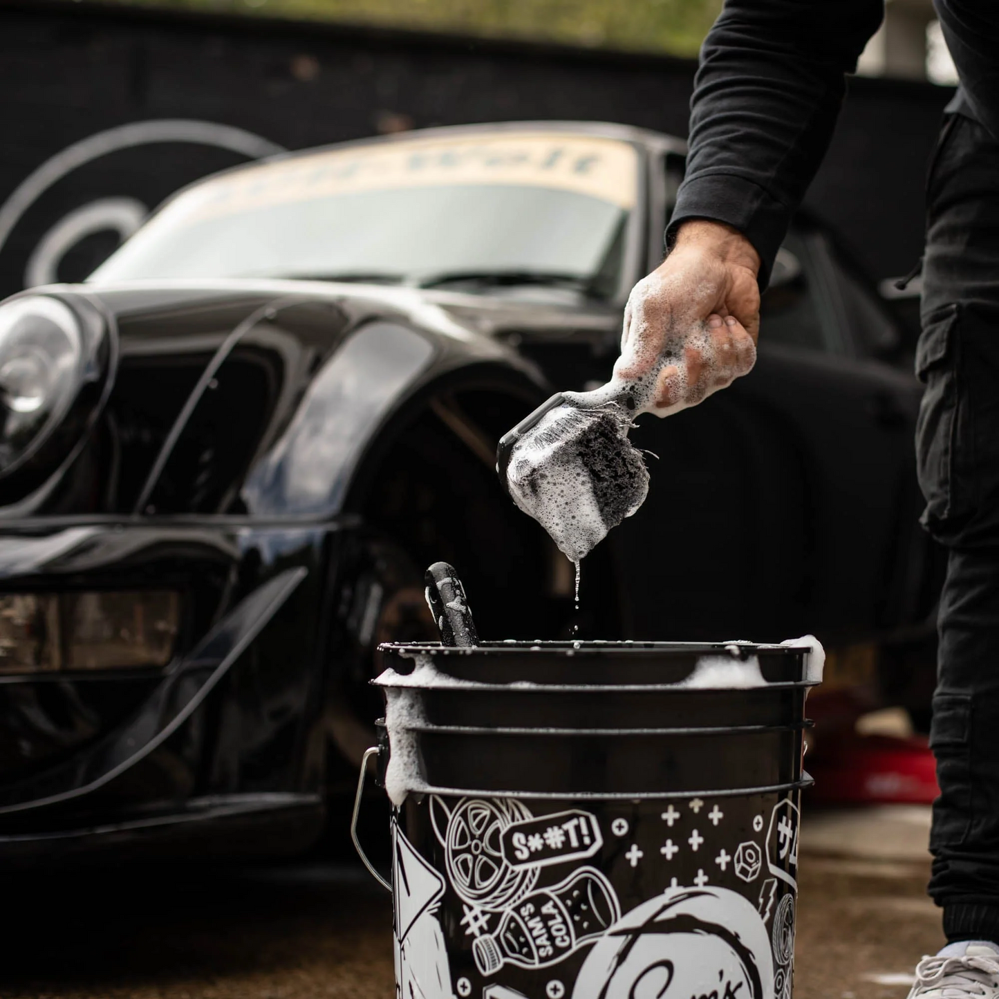 Sam's Detailing Flagged Tip Wheel Brush