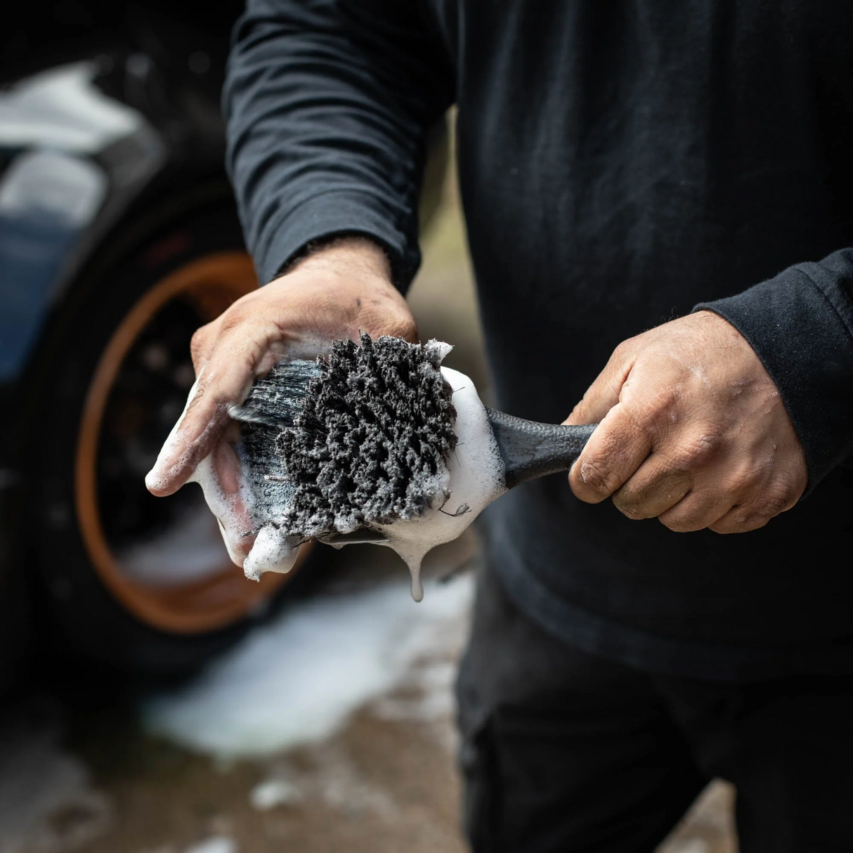 Sam's Detailing Flagged Tip Wheel Brush