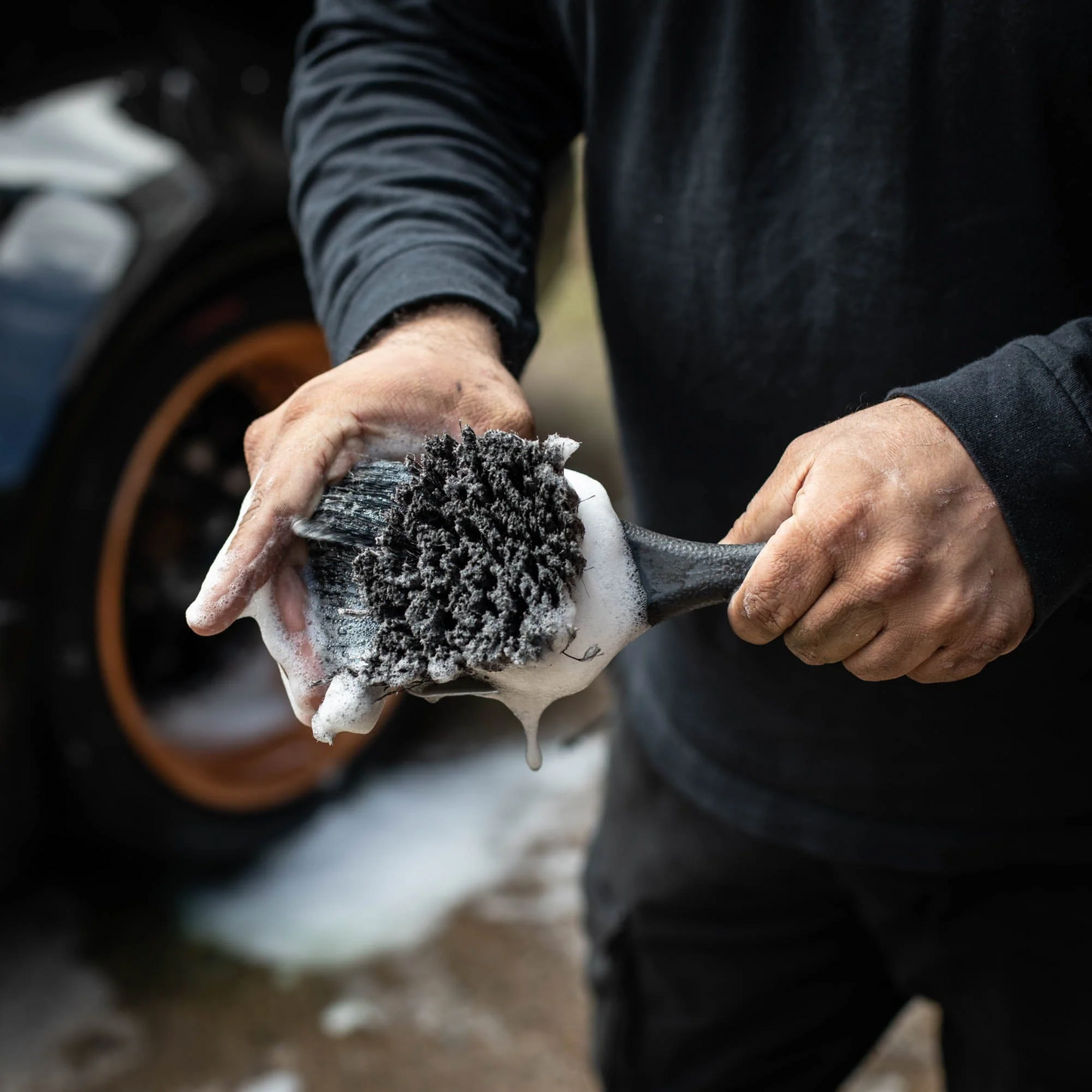 Sam's Detailing Flagged Tip Wheel Brush